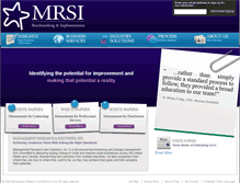 Tablet Screenshot of mrsiconsulting.com